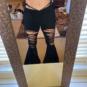 Dolls Kill Pants Jumpsuits Nwot Darker Waves Doll Kill Black